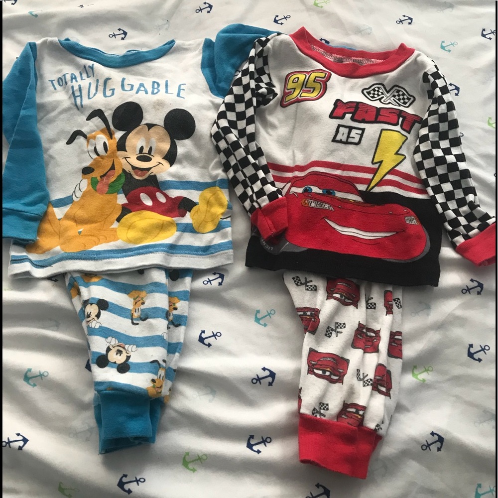 💙2 sets of baby boy pajamas💙